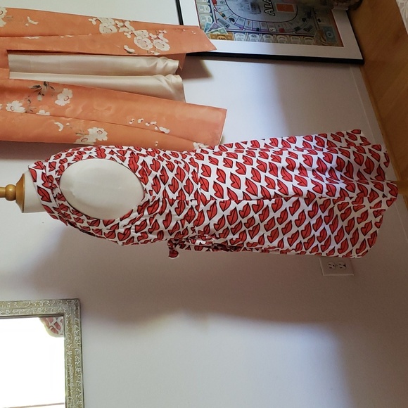 Anthropologie X Ann Howell Bullard Smooching Kiss Dress Size 12 - Picture 13 of 15